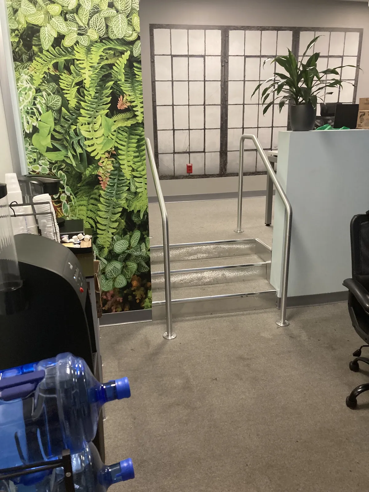 Office reception area